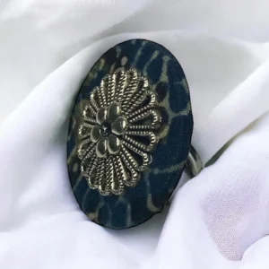 Blue Round Ring