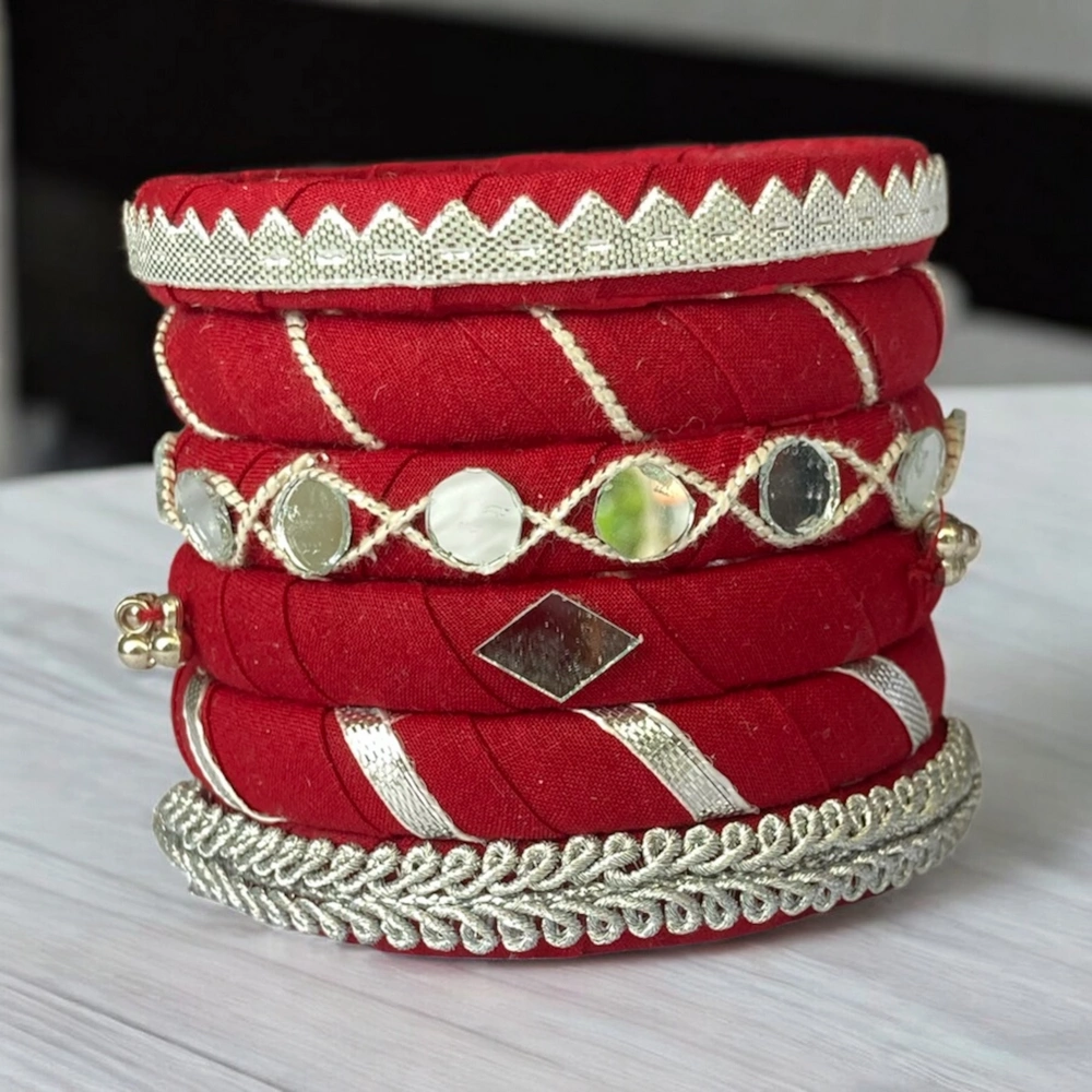 Maroon bangles