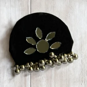 Black halfmoon ring
