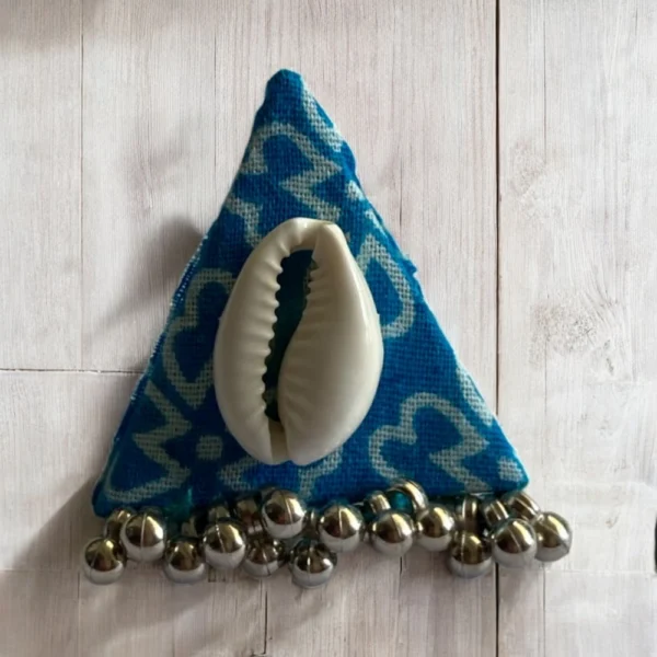 Sky blue triangle ring - Image 2