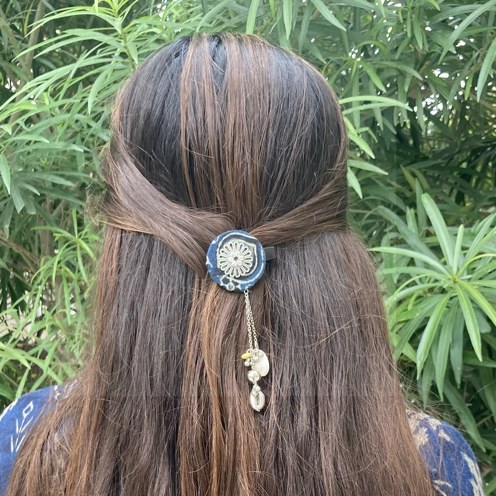 Blue Hair Pin