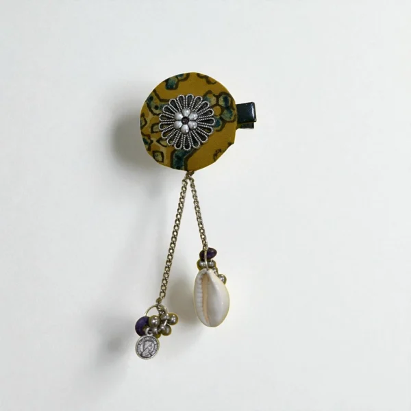 Yellow hair pin - Image 2