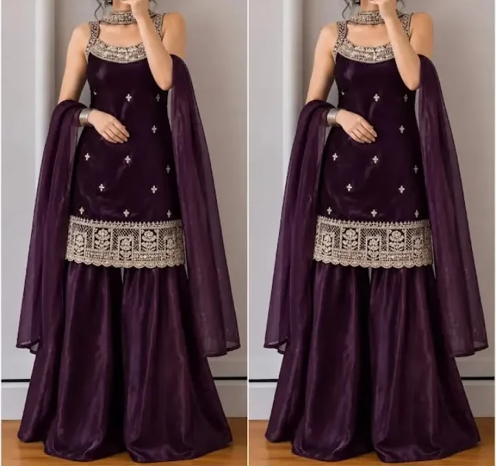 Palazzo & Gharara Stitching