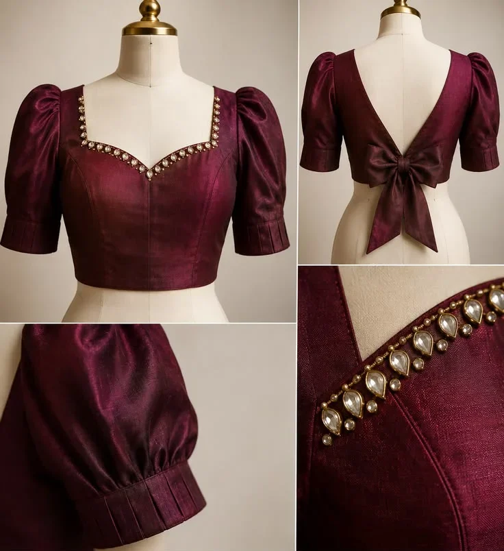 Designer Blouse Stitching